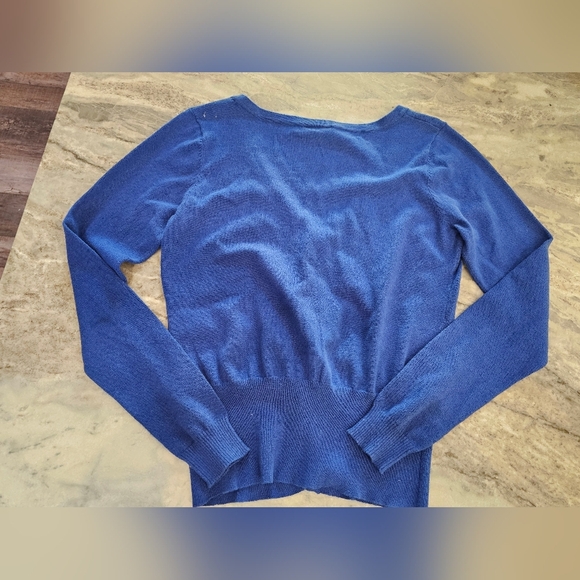 Rue21 Blue Button-Up Cardigan Sweater - Size Large - Picture 8 of 8